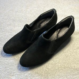Rockport trutech black suede bootie shoes